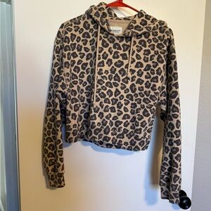 Cheetah Print Sweatshirt